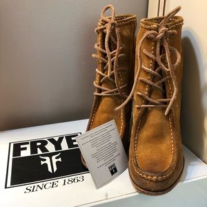 Frye suede booties size 8